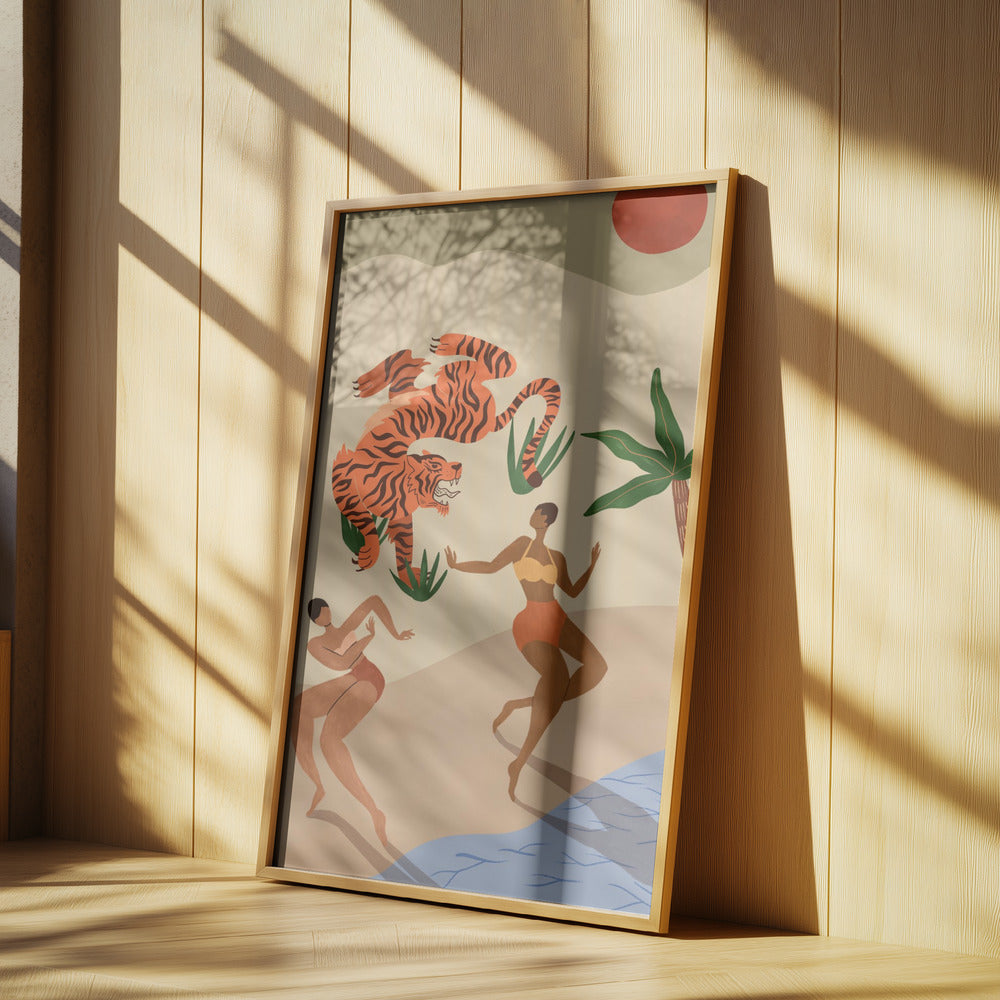 Dansande tiger | Poster