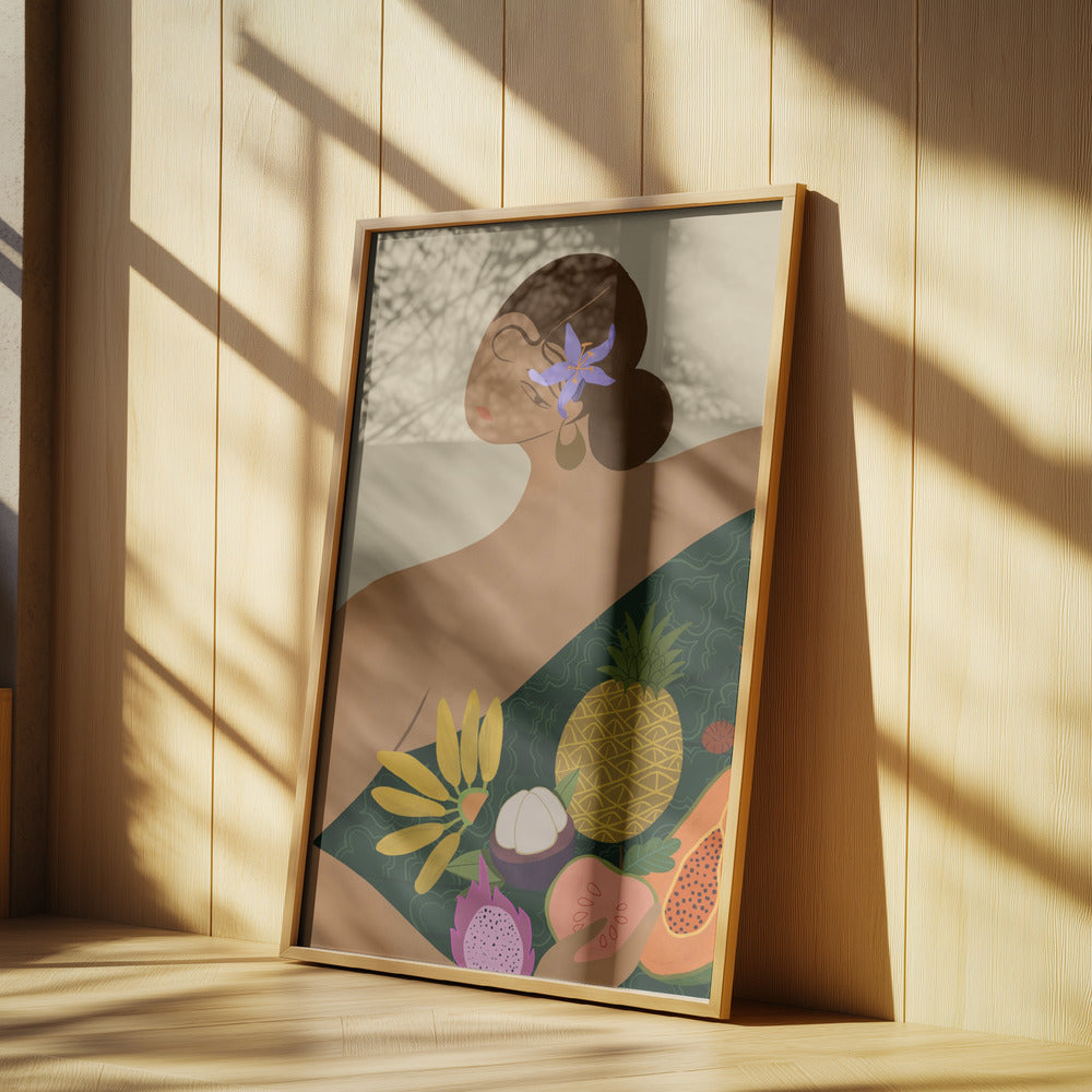 Vendeur de fruits | Posters - Affiche Artistique
