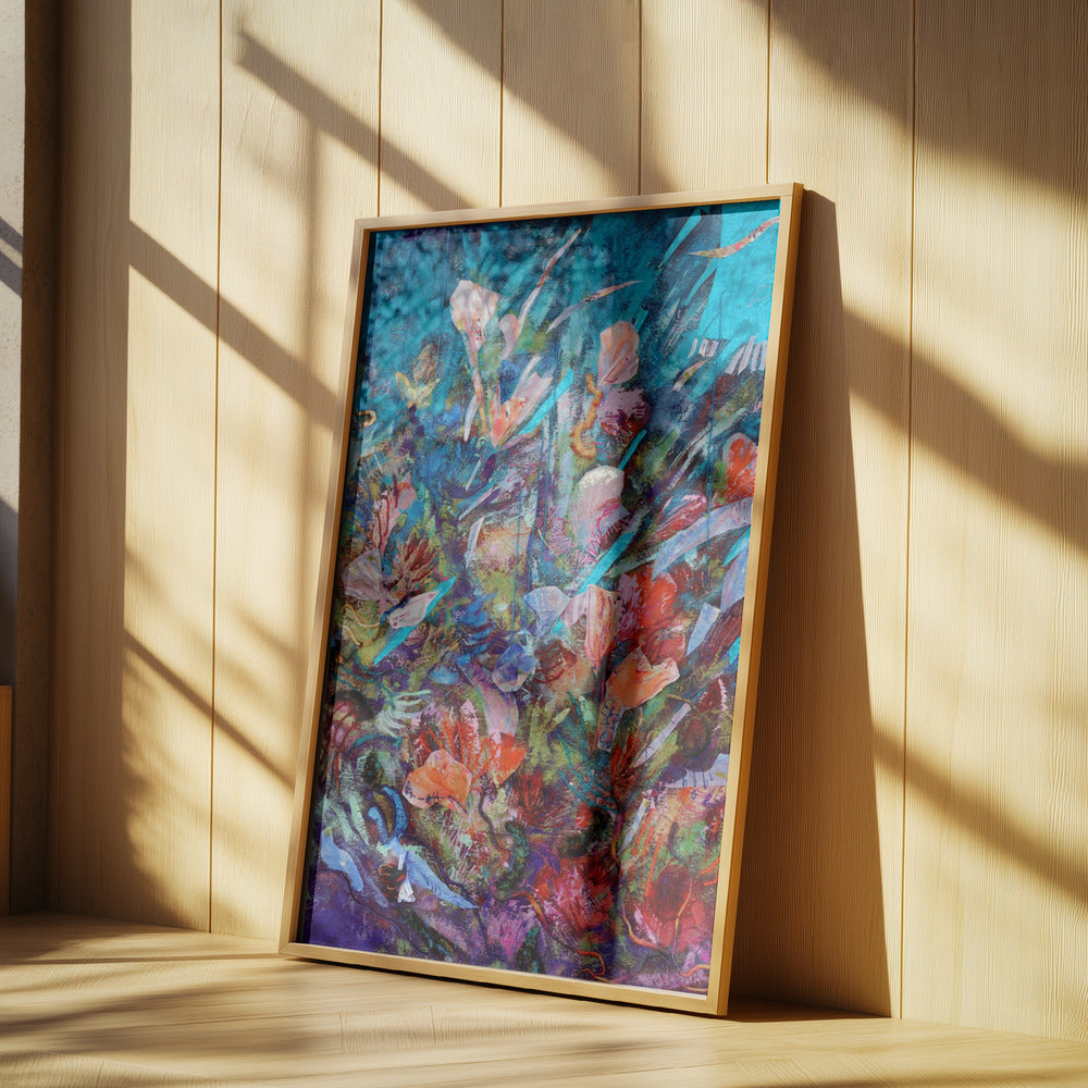 Utbrott av blommande ljus | Poster
