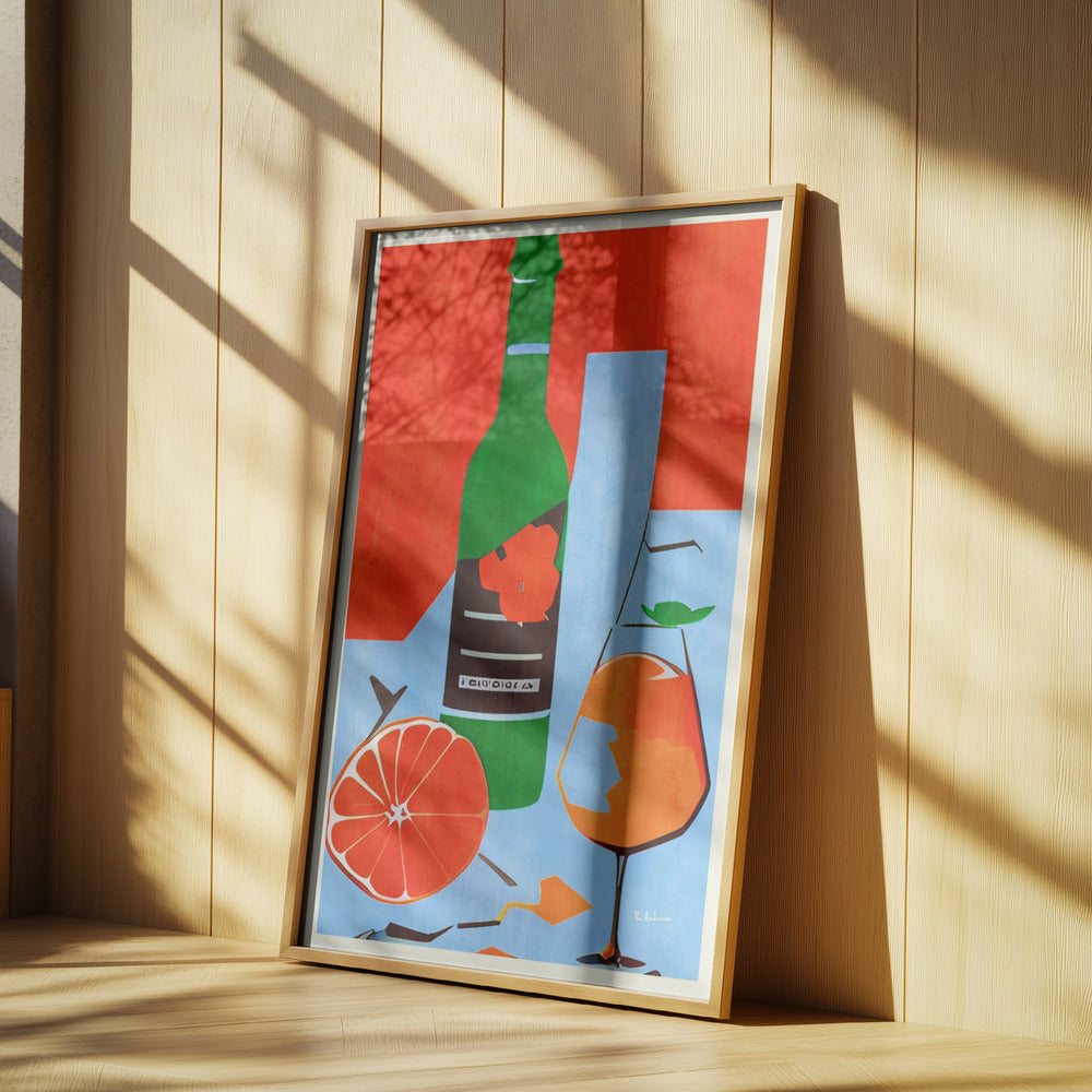 Solig picknick i parken | Poster
