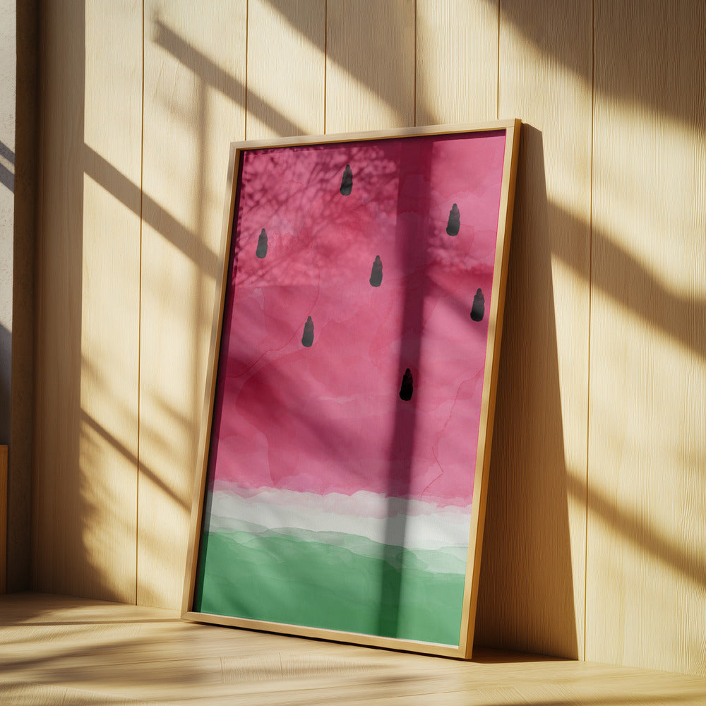 Watermelon Abstract A0 | Poster