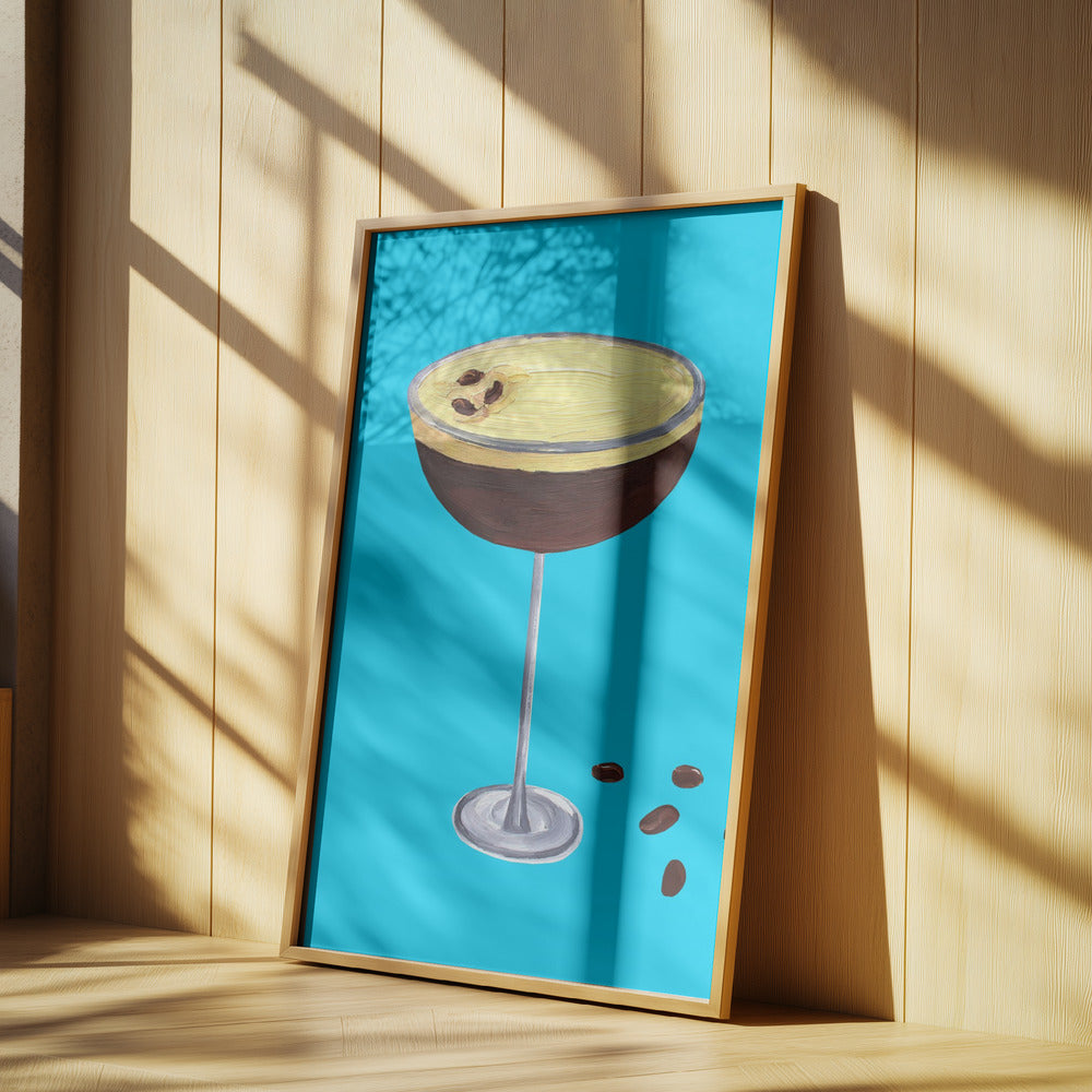Espresso Martini Himmelsblå | Poster