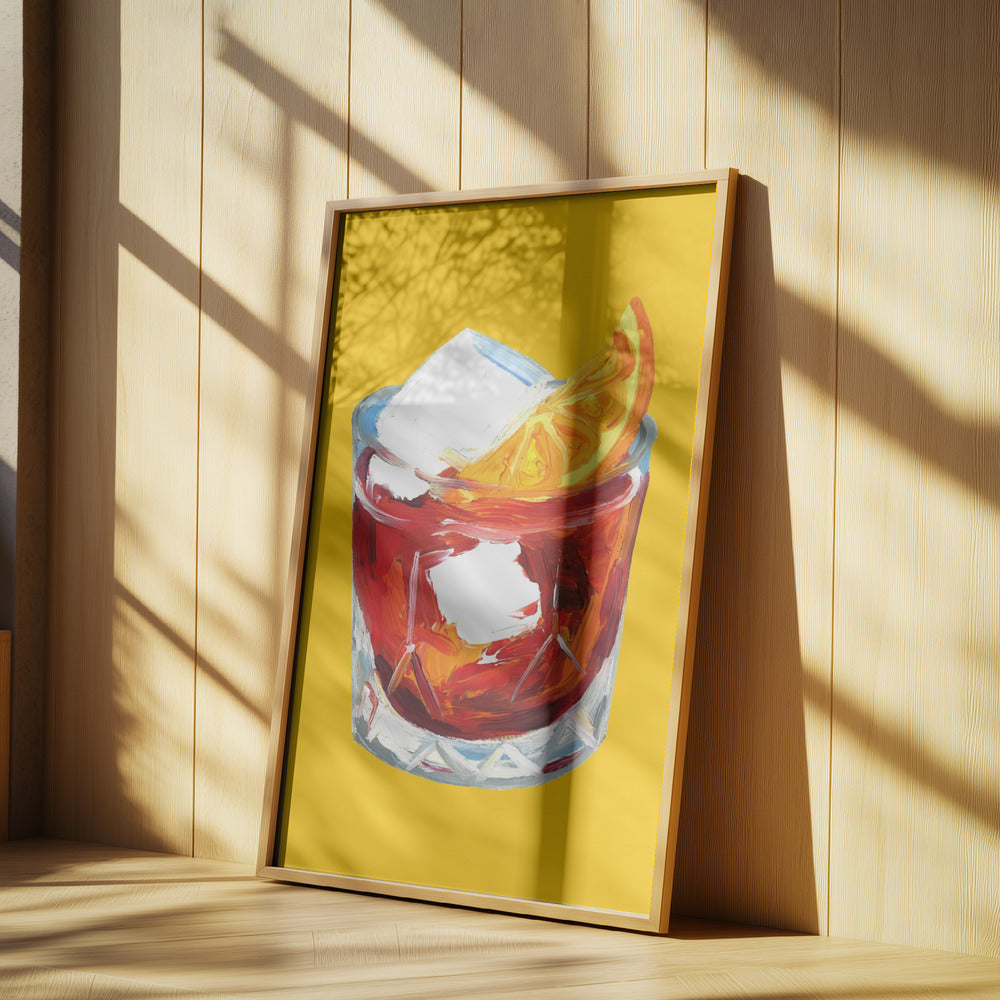 Negroni Sunshine Yellow | Poster