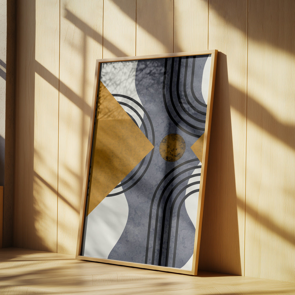 Texturerad komposition från mitten av århundradet 3 | Poster