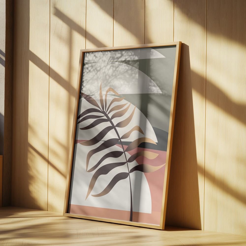 Glowing Palm Leaf | Poster