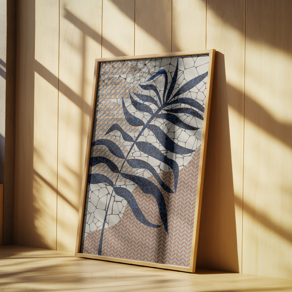 Palmbladmosaikdesign | Poster