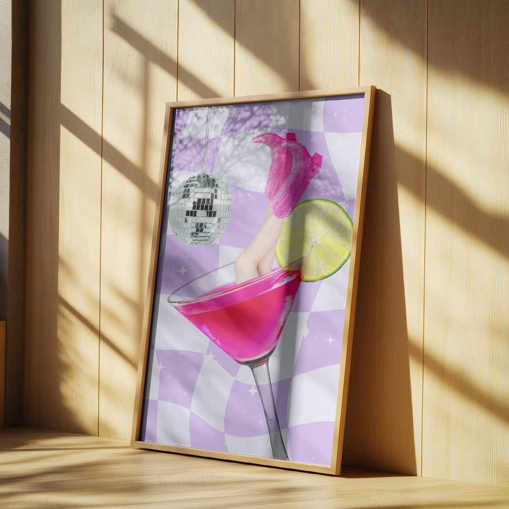 Disco Drink Delight | Poster