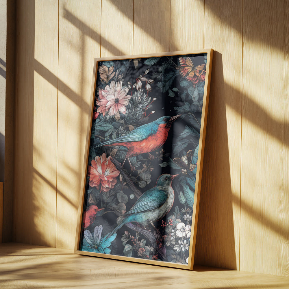 Flowers and birds 20 | Poster