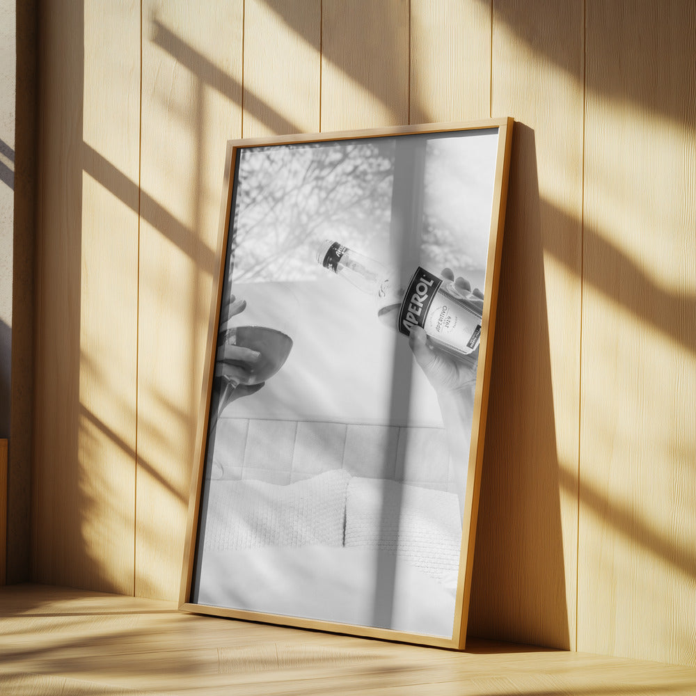 Aperol In Bed Close | Poster