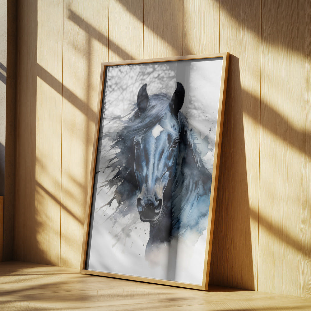 Watercolor Horse (2) | Poster