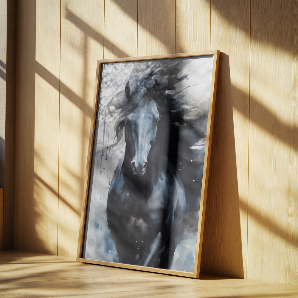 Watercolor Horse (4) | Poster