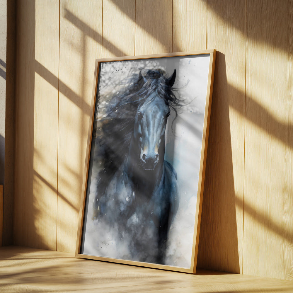 Watercolor Horse (3) | Poster