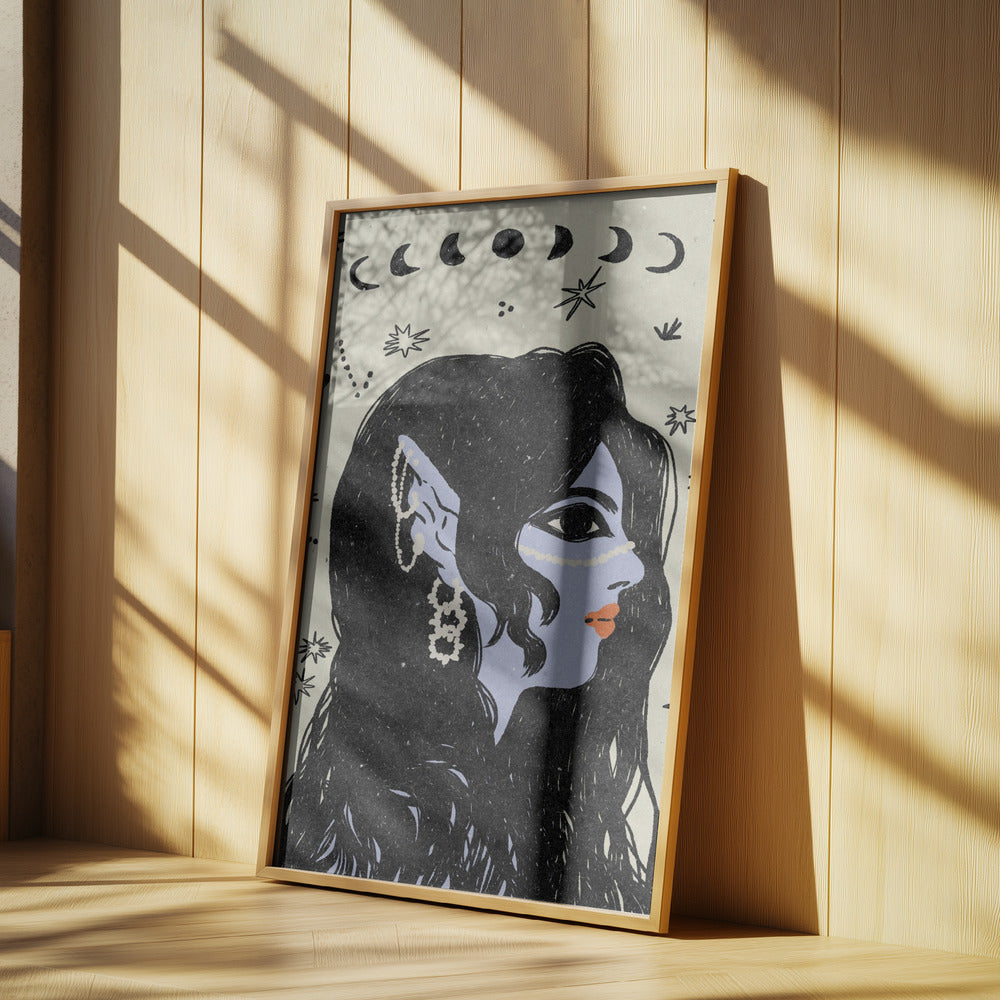 Porträtt av en sjöjungfru | Poster