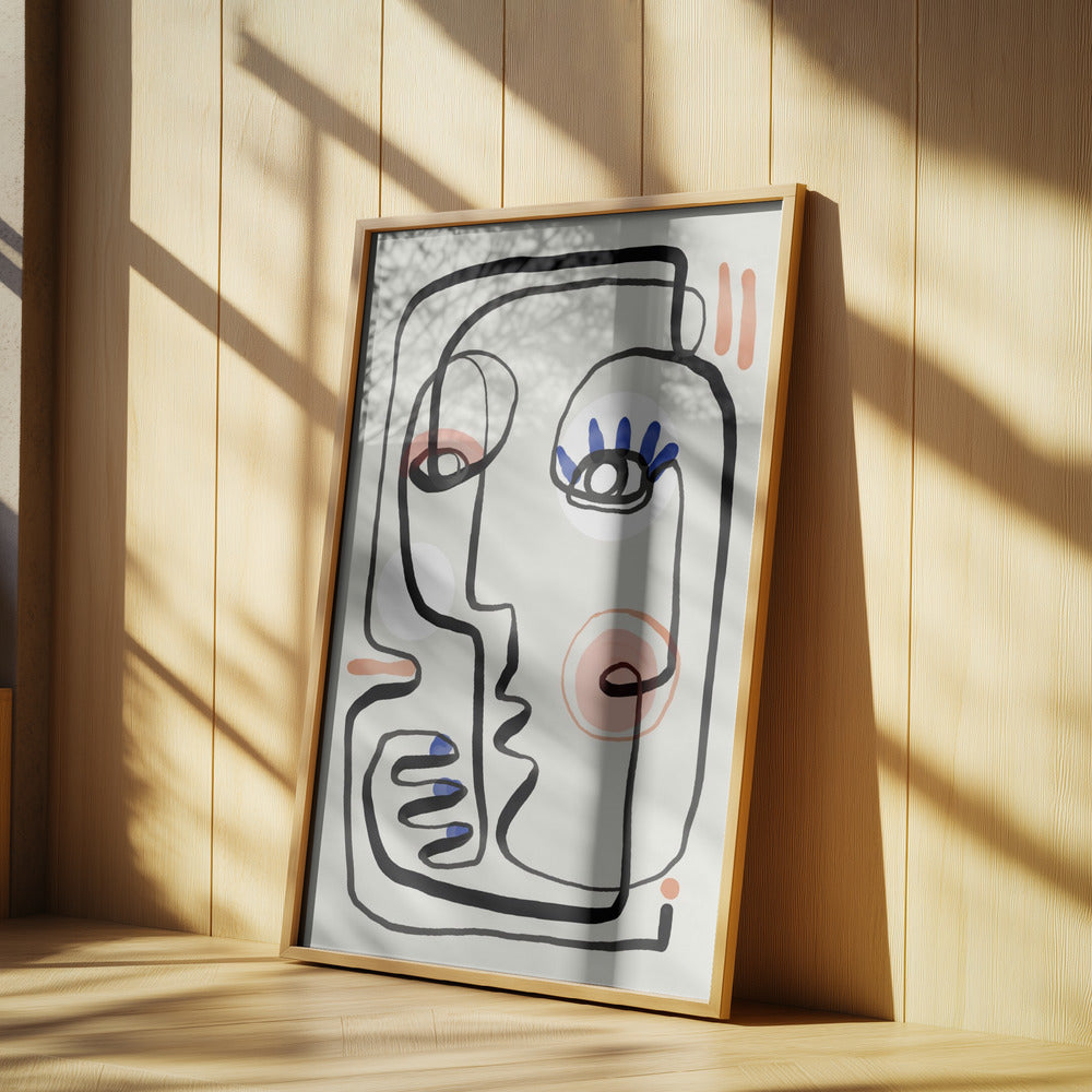 Kvinna med nagellack | Poster