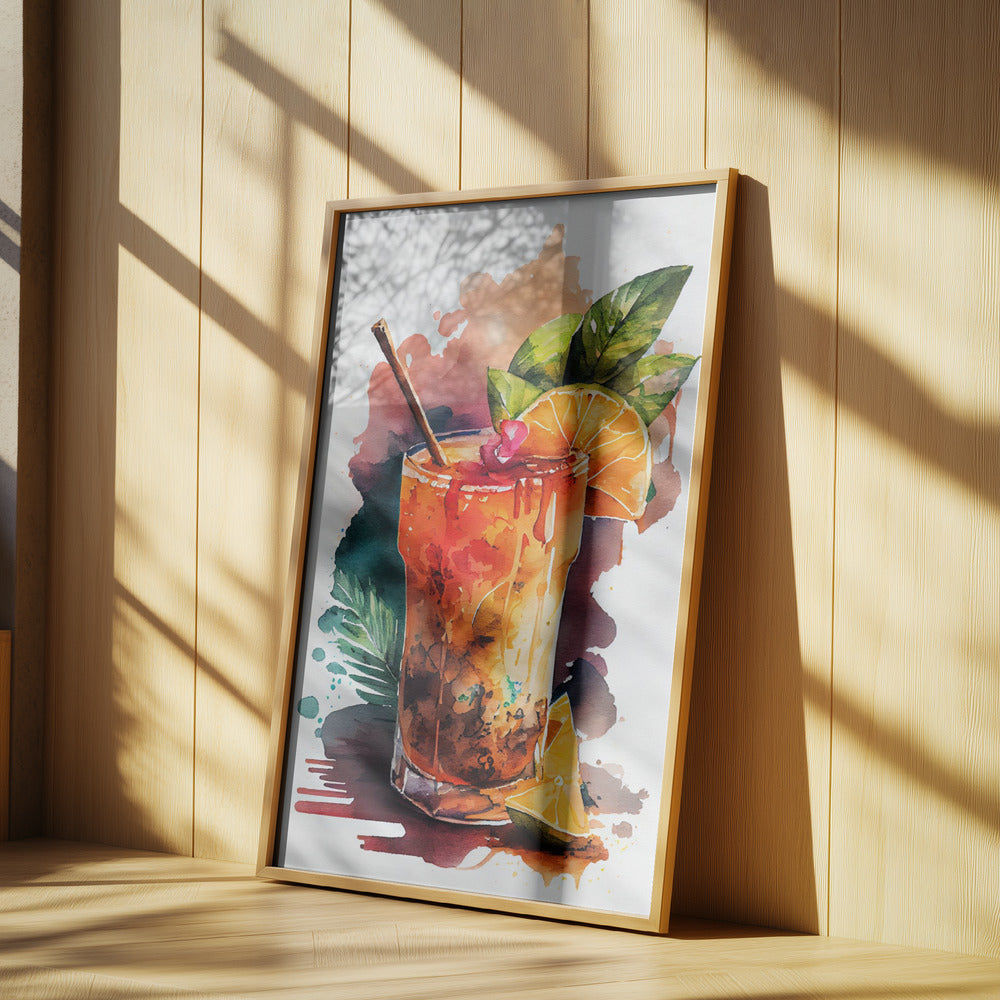 Drycker med cocktail | Poster
