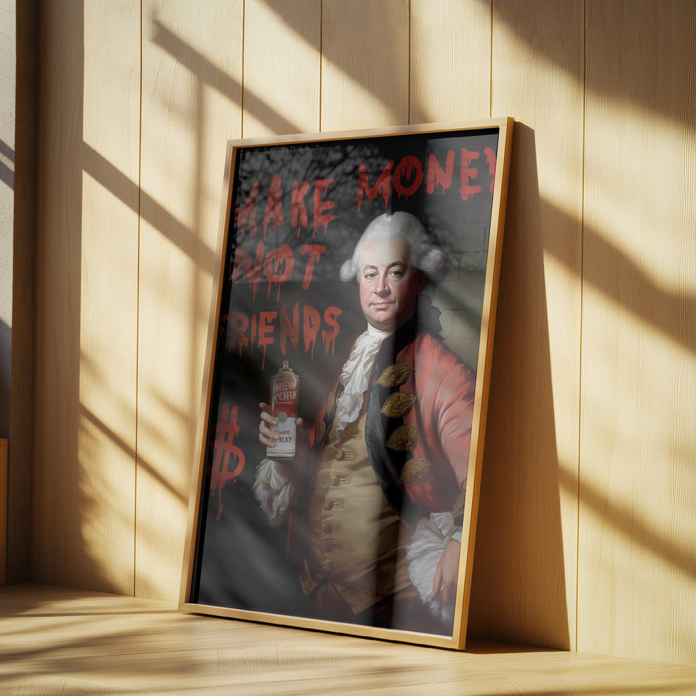 Gagnez de l'argent, pas des amis | Posters - Affiche Artistique