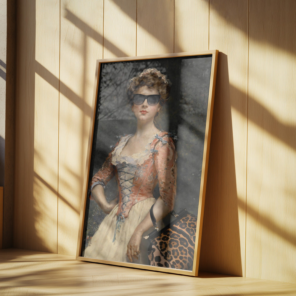 Vintage Chic Flicka | Poster