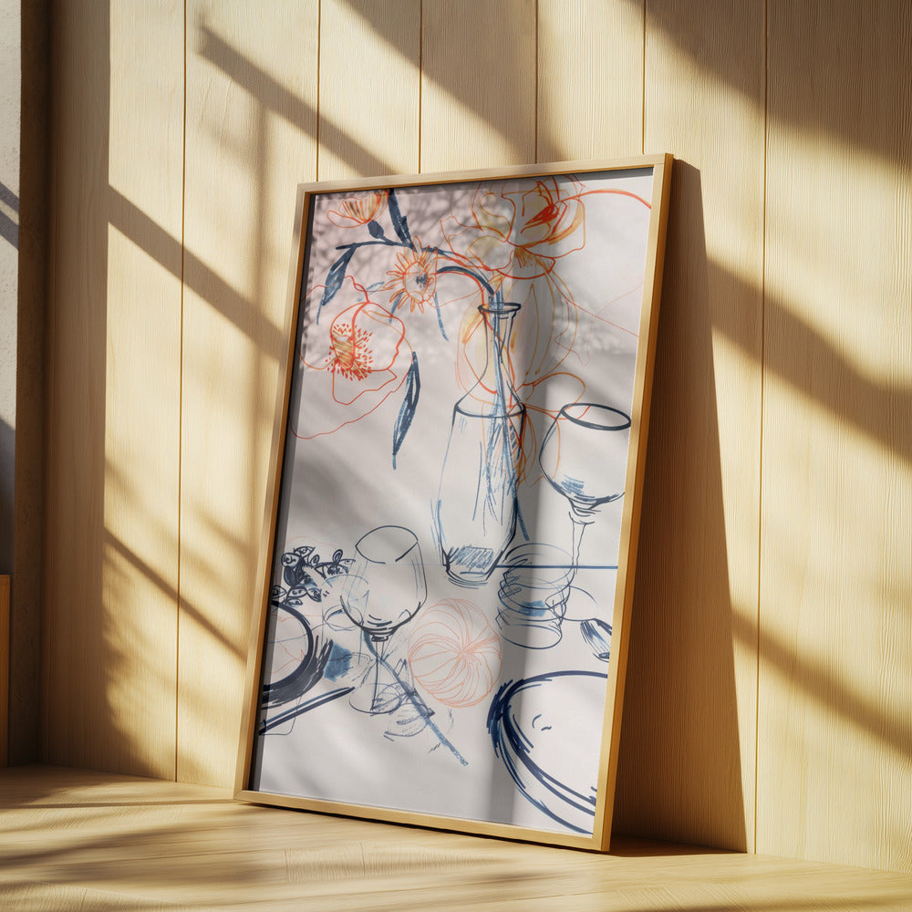 Blommigt stilleben | Poster