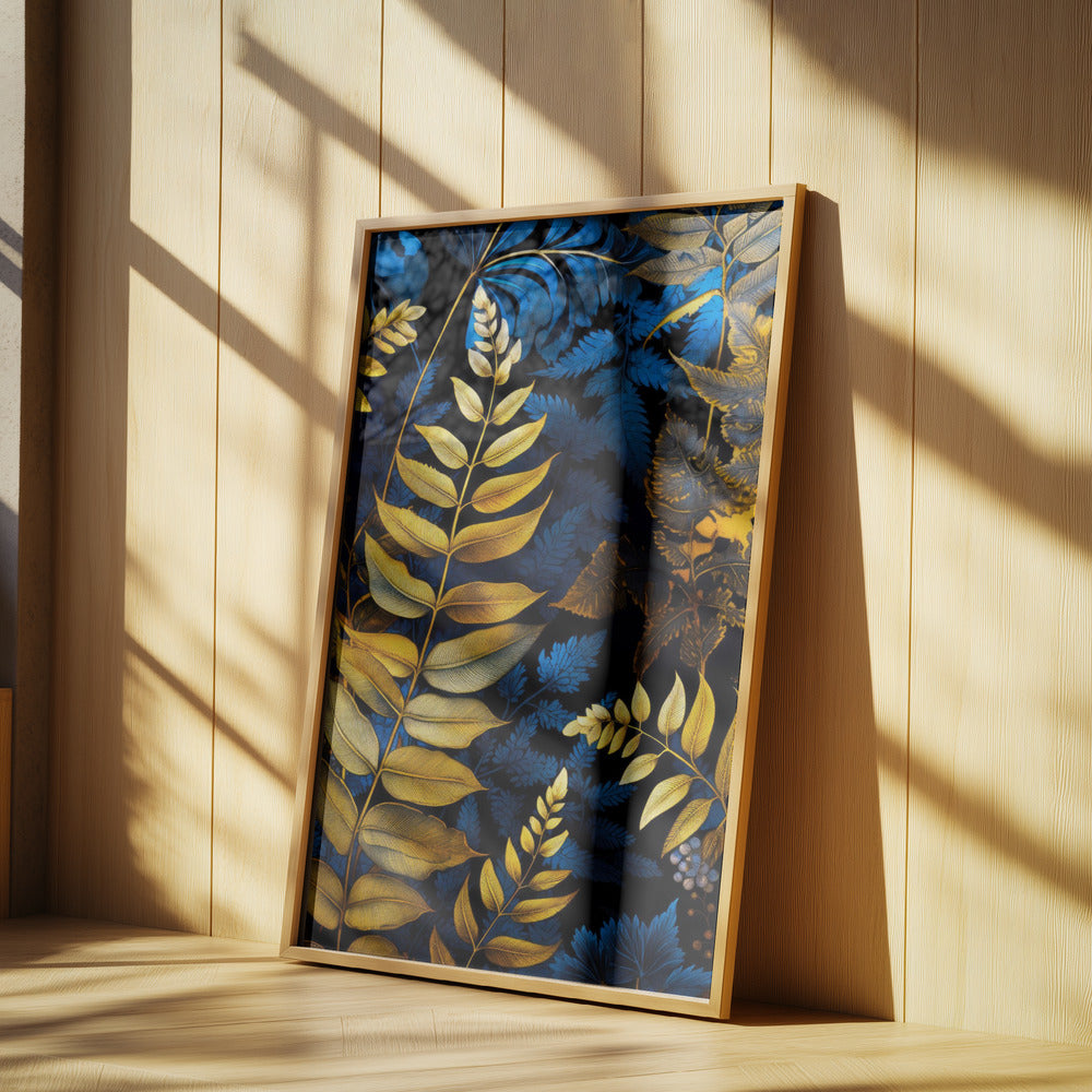 Vibrant Garden and ferns 1 | Poster