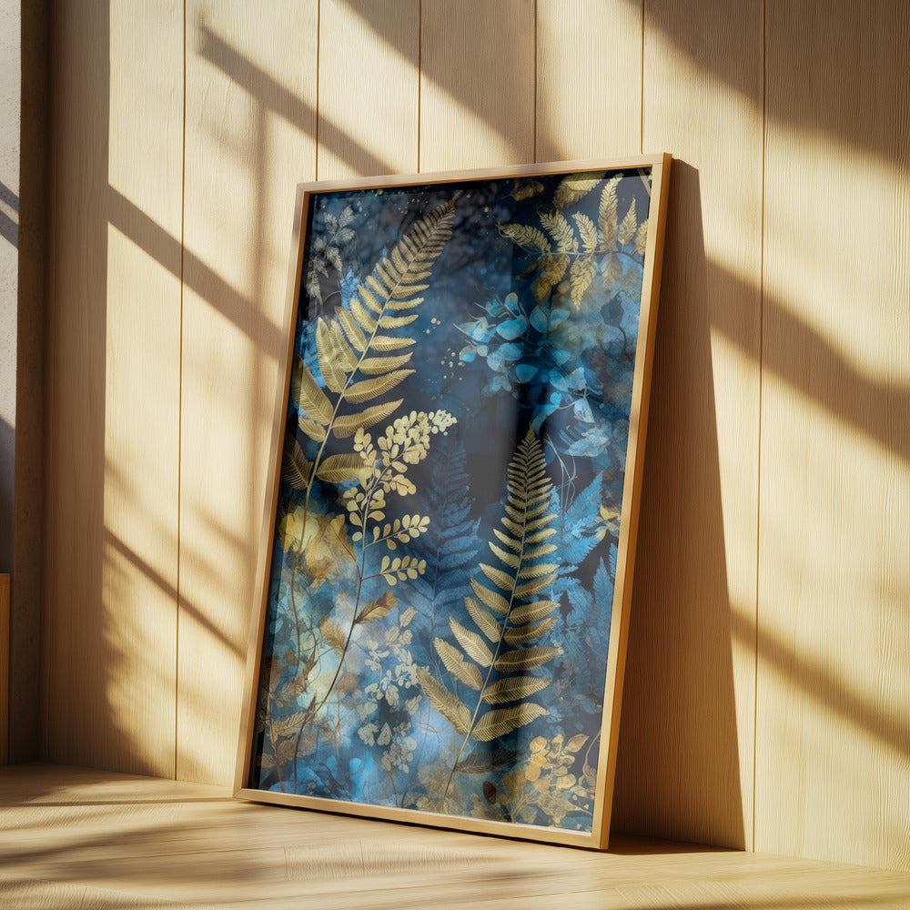 Vibrant Garden and ferns 3 | Poster