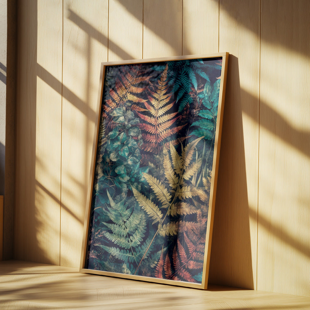 Vibrant Garden and ferns 4 | Poster
