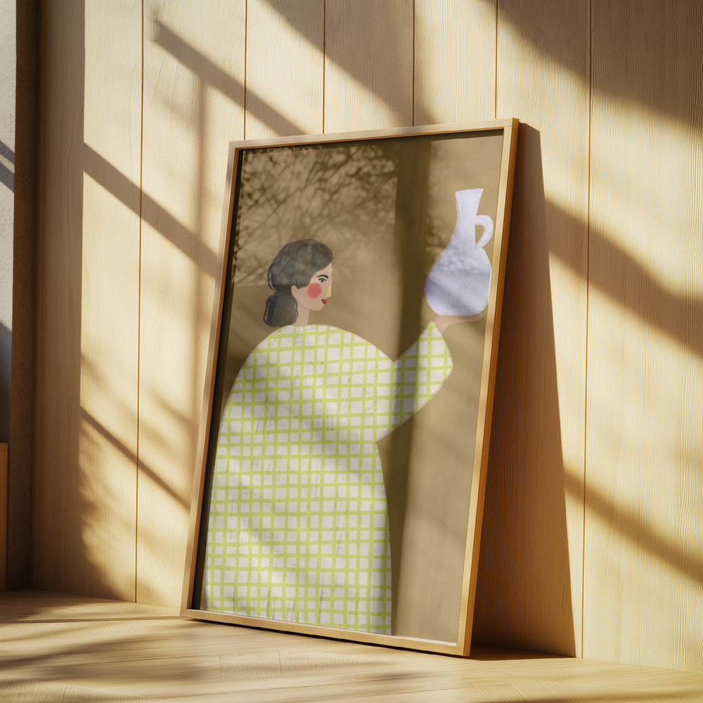 The Woman With Vase | Poster
