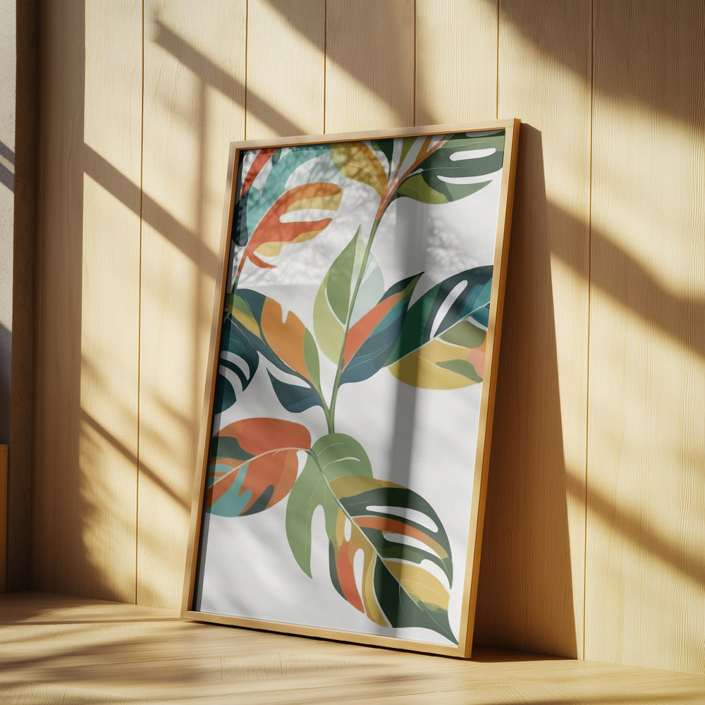 Botanisk hyllning till färg | Poster