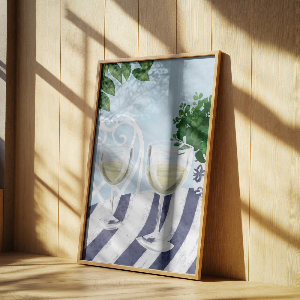 Vitt vin under trädet | Poster