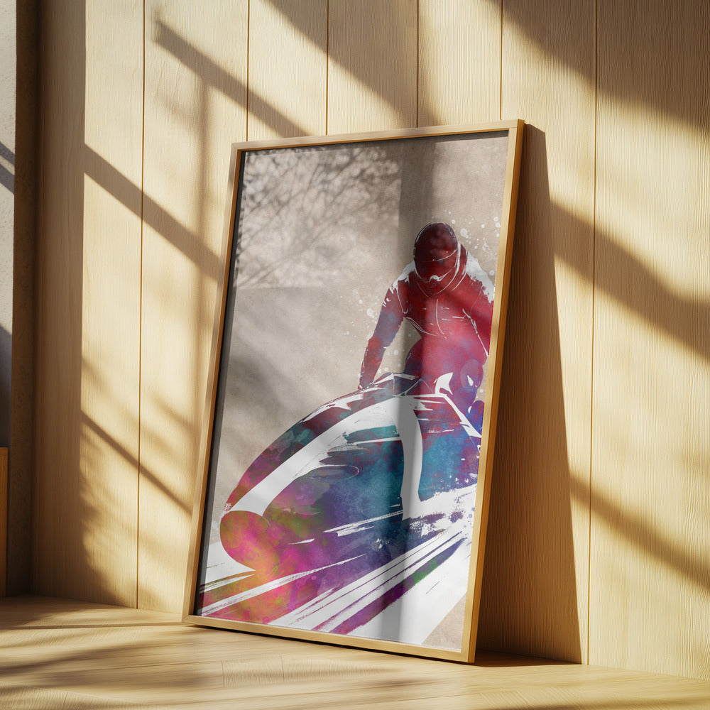 Sport Bobsleigh Art (1) | Poster