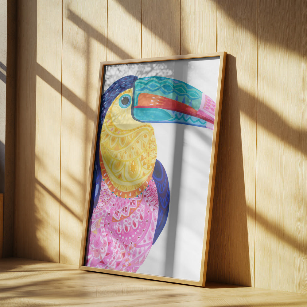 Färgglad tukan | Poster