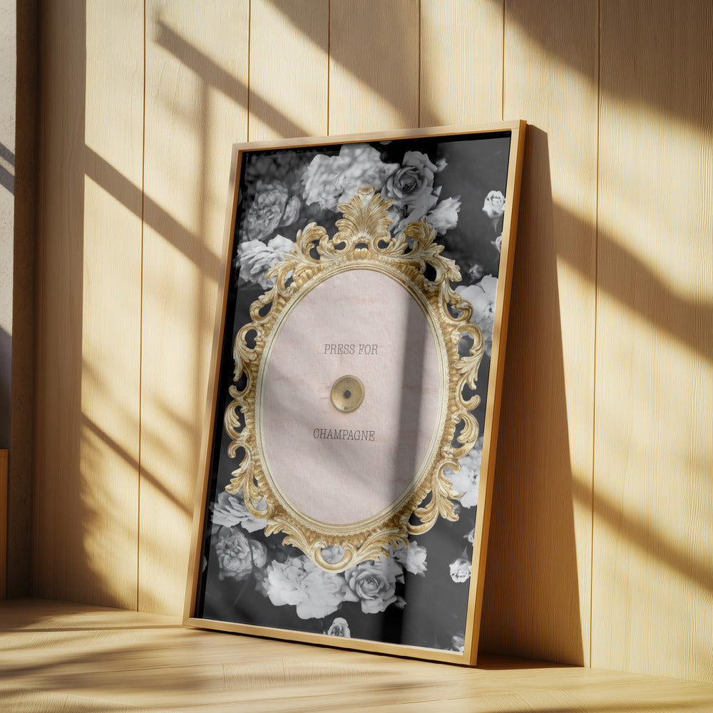 Champagnemörkblommig Ratio2x3 | Poster