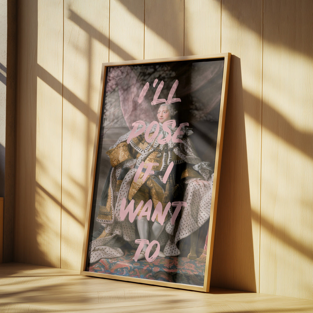 Kingposerpink Ratio2x3 | Poster