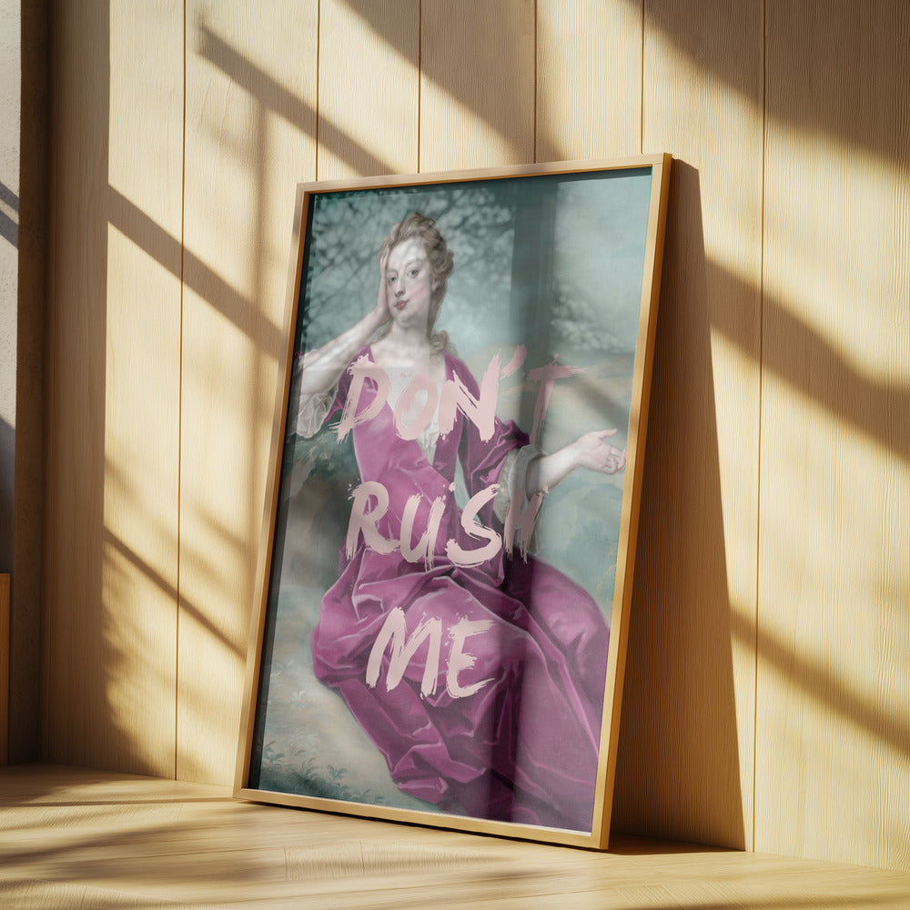 DontrushmePurple Ratio2x3 | Poster