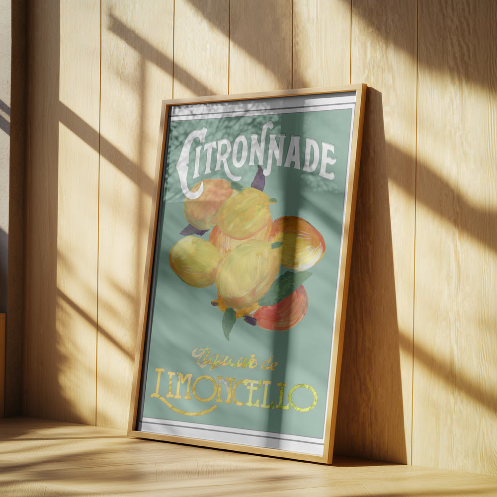 Zitronen-Limoncello | Poster