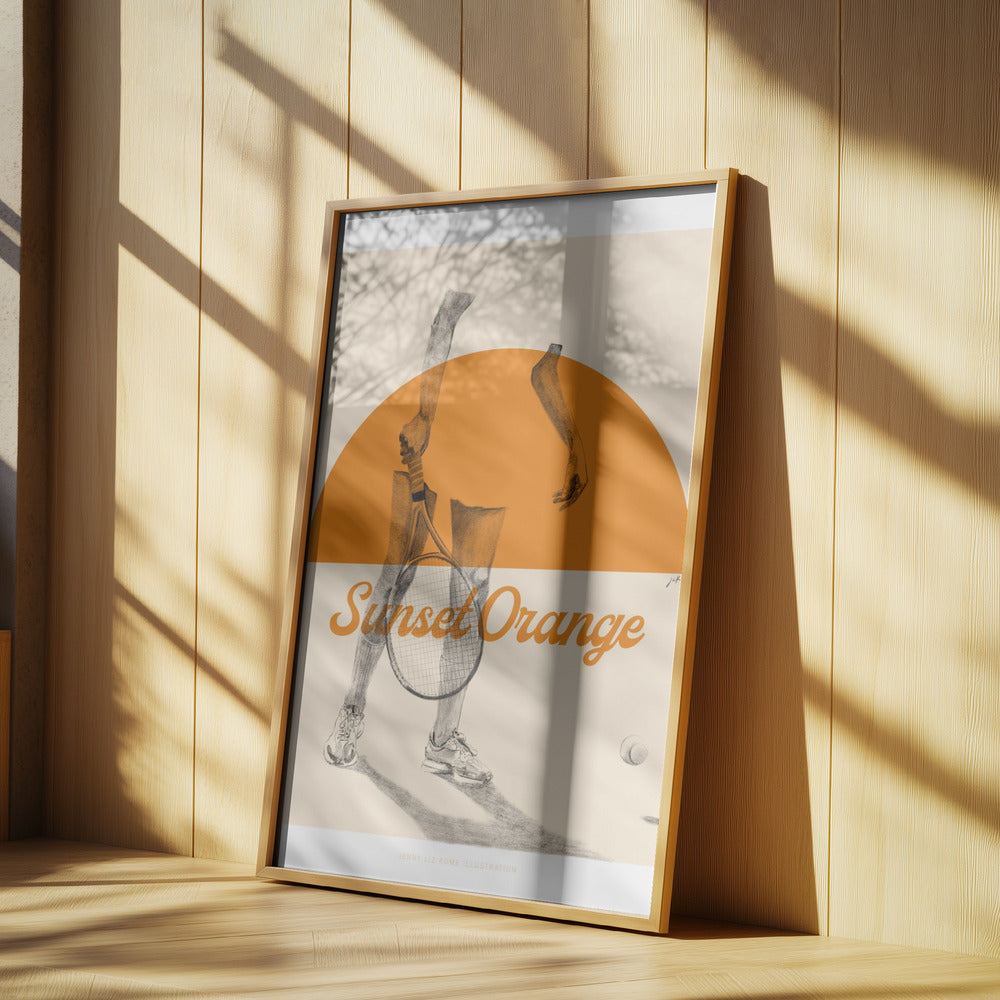 Solnedgång Orange | Poster