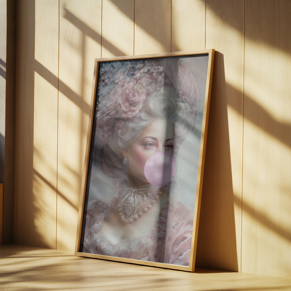 Pastellfärgad Marie Antoinette Bubble-Tuggummi | Poster
