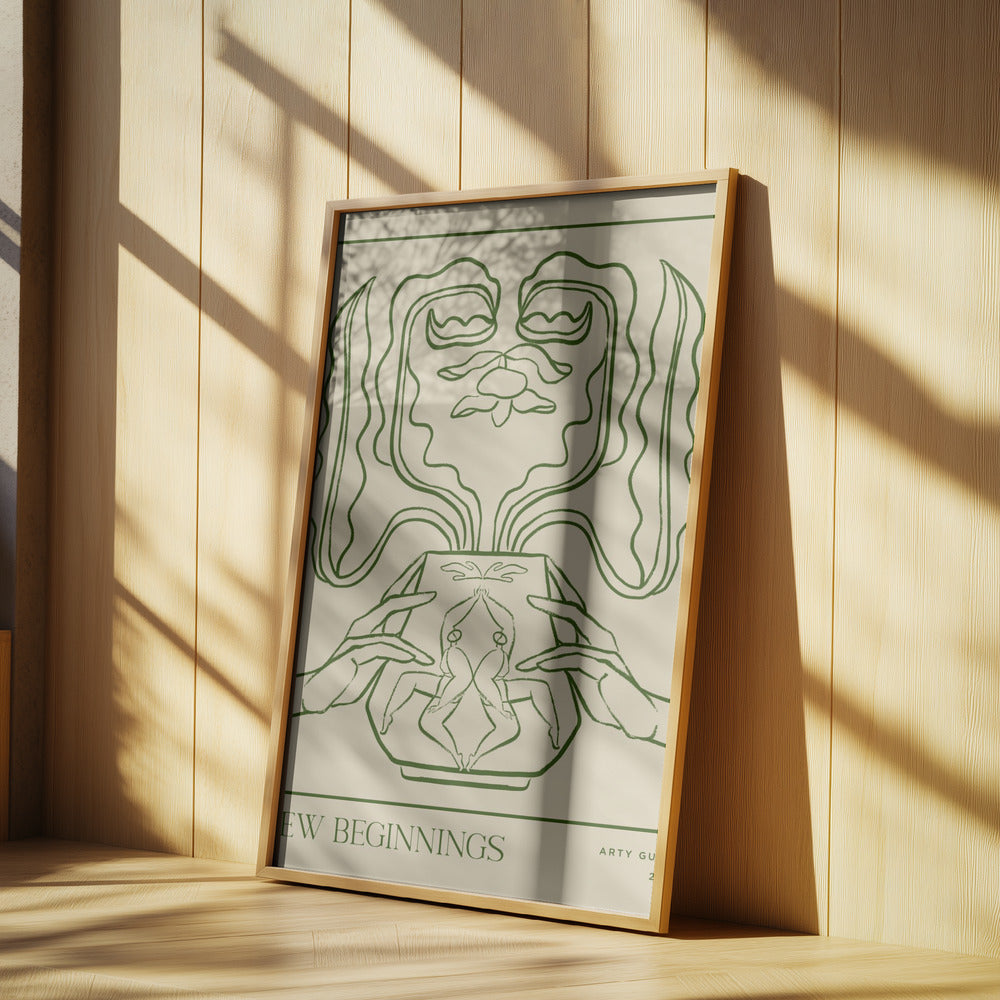 Vessel Collection : New Beginnings (LineArt) | Poster