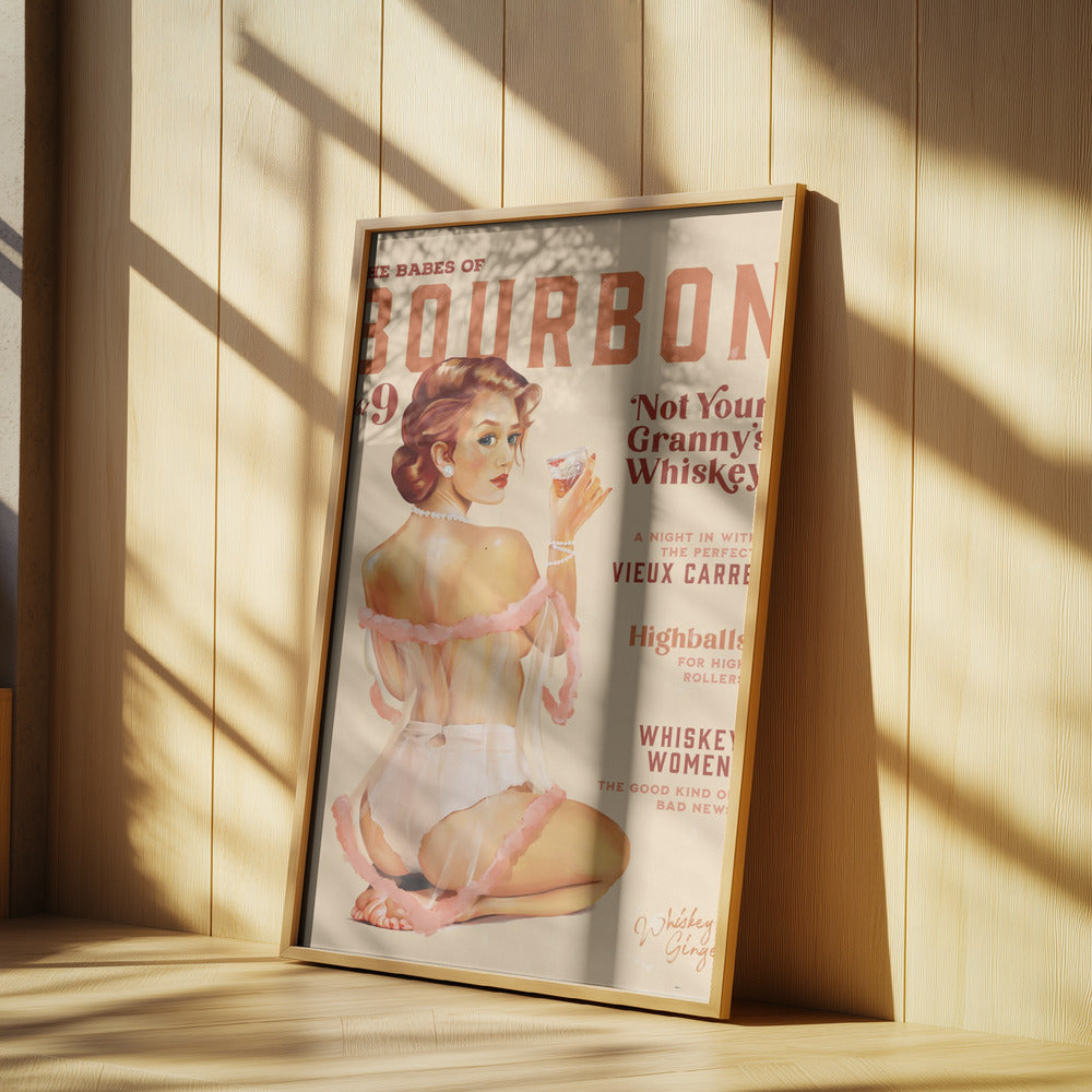 Babes of Bourbon Vol 9 Vintage Whiskey Pinup | Poster