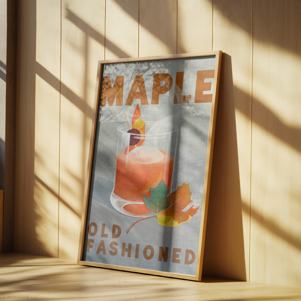 Lönn gammaldags cocktail | Poster