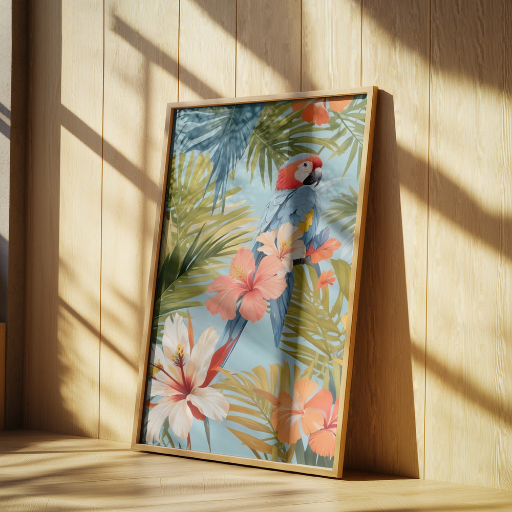 Macaw Tropical Solitude | Poster