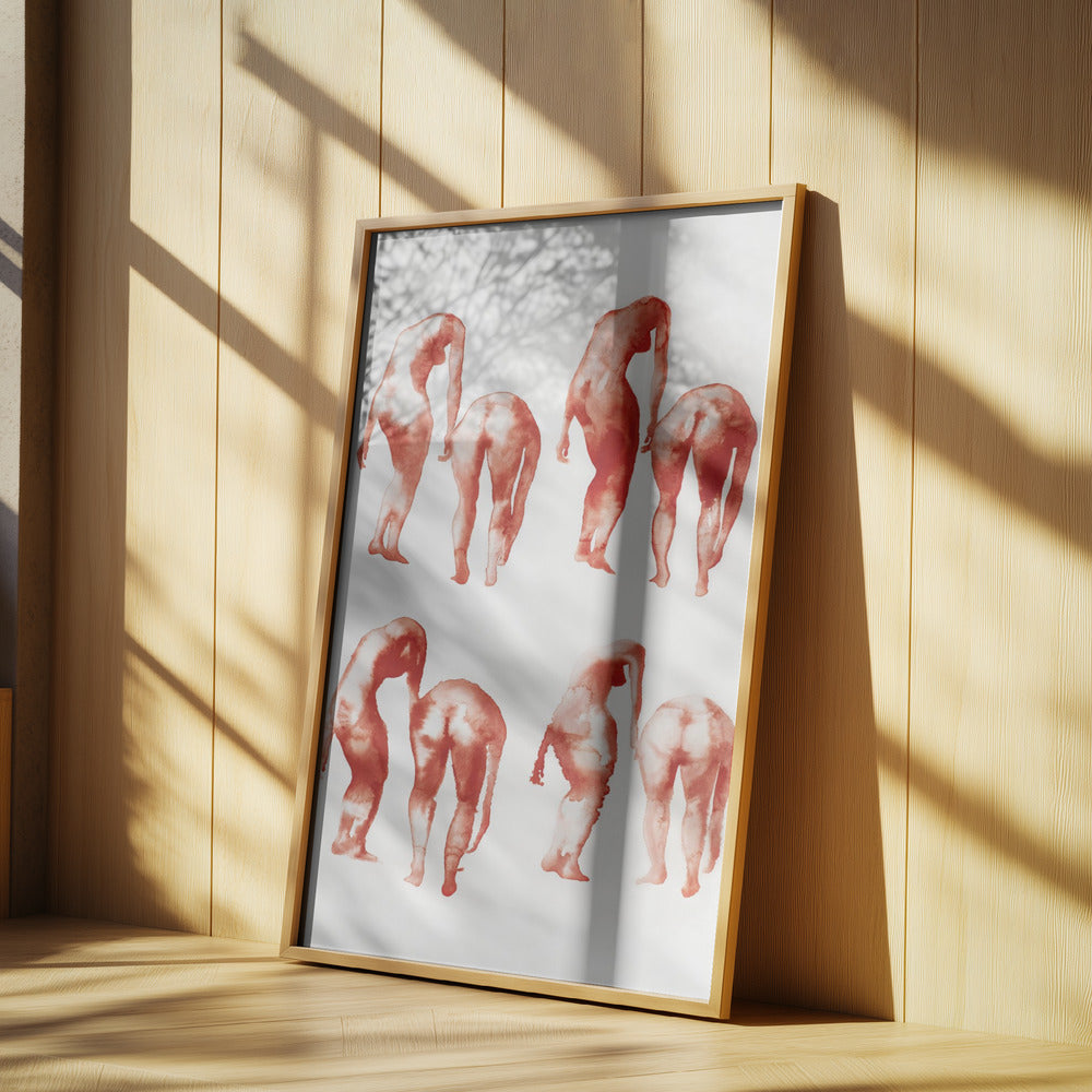 Figure Motion Study 2x4 | Poster