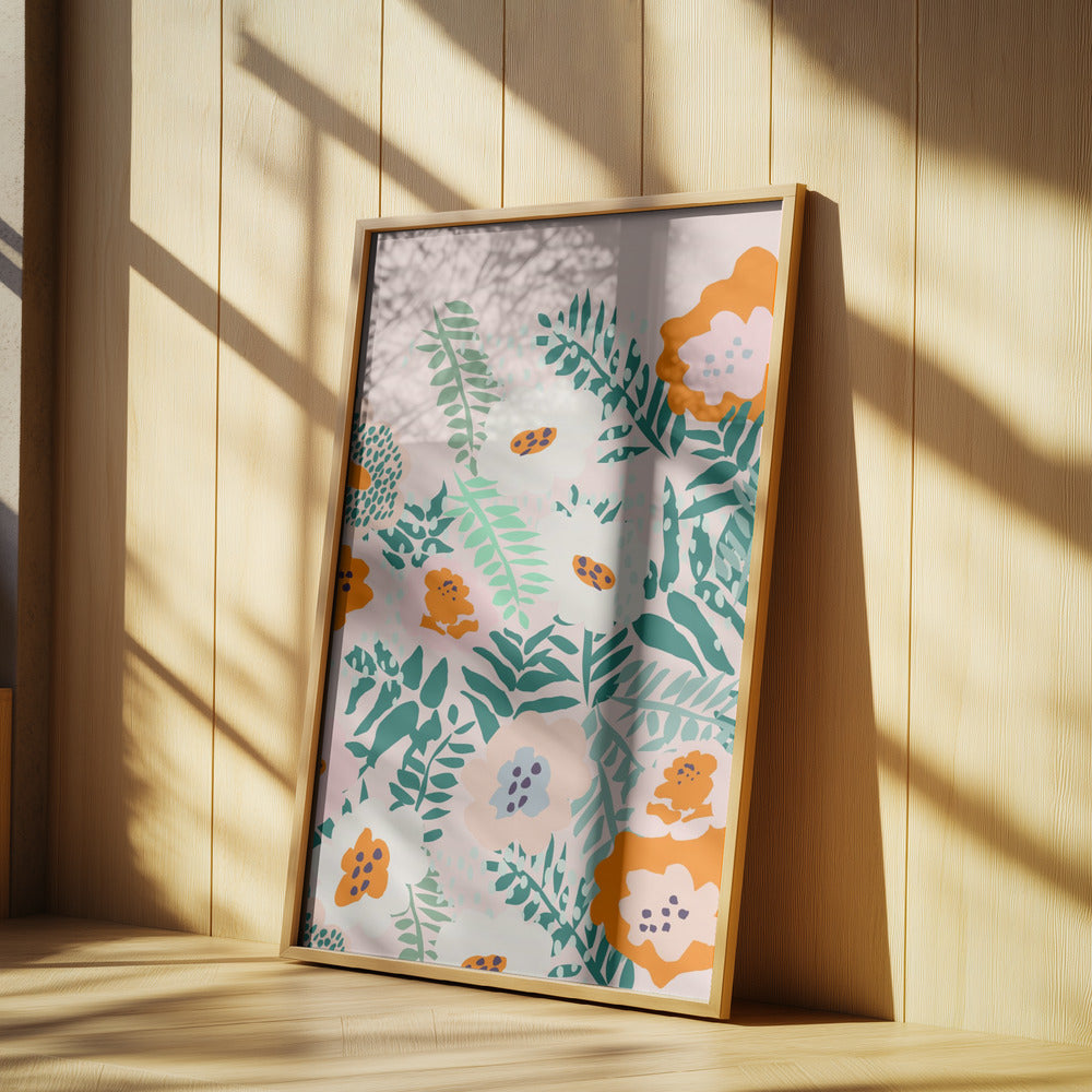 Botanische Dopaminblüten | Poster