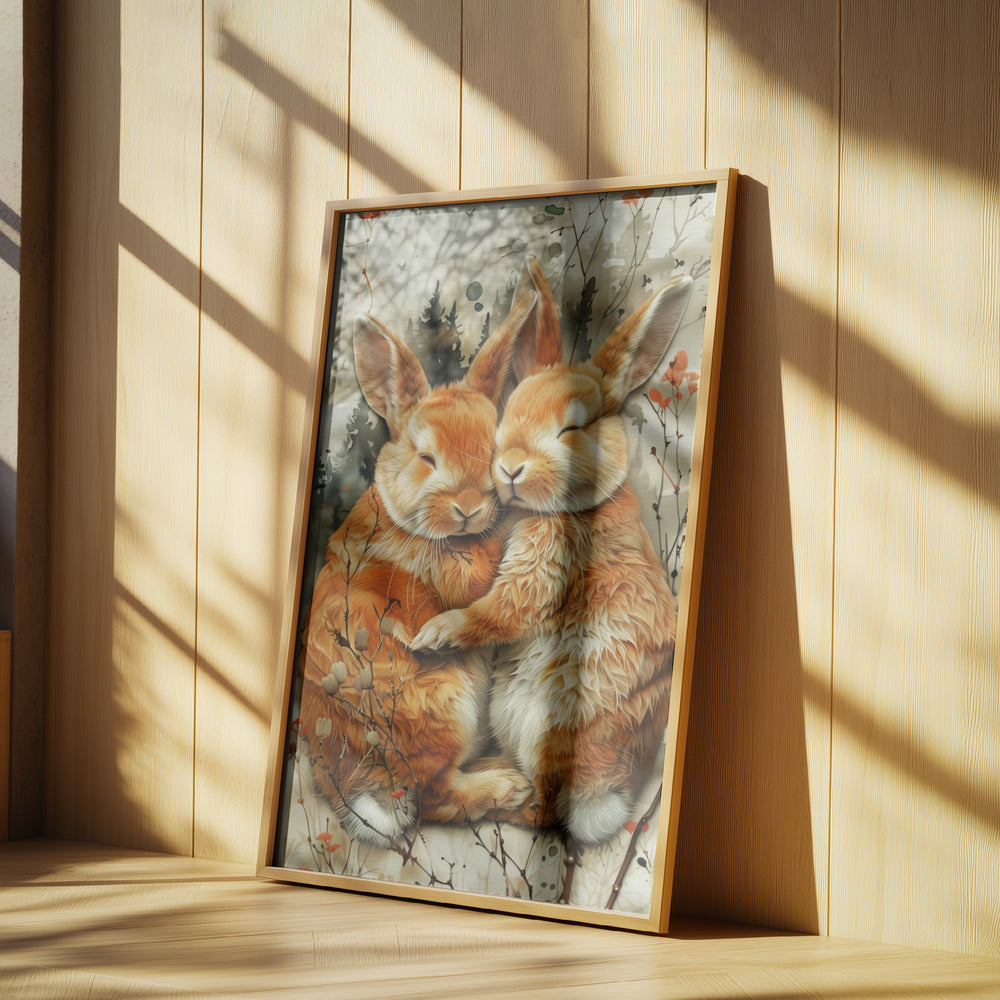 Hase Aquarell Tierkunst 1 | Poster