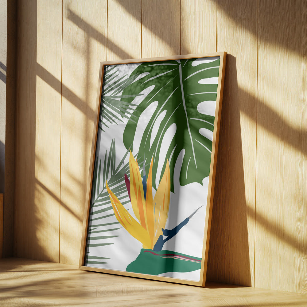 Monstera och palma | Poster