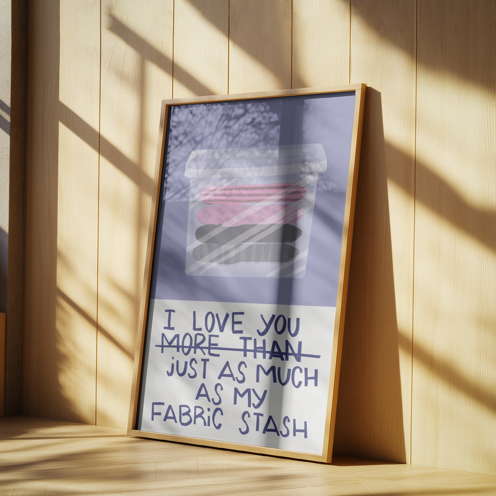 Stoffvorrat | Poster - Kunstdruck