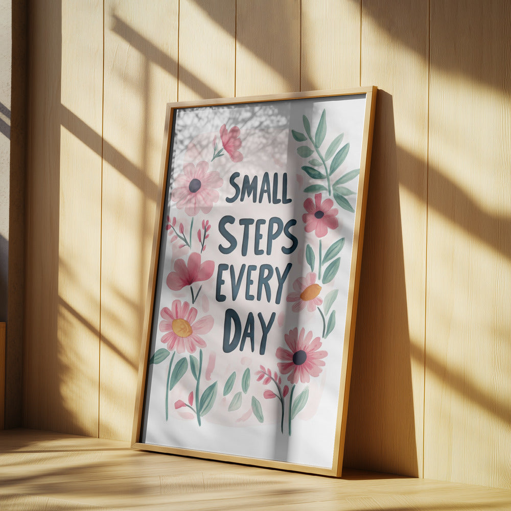 Small steps every day no 01 | Poster