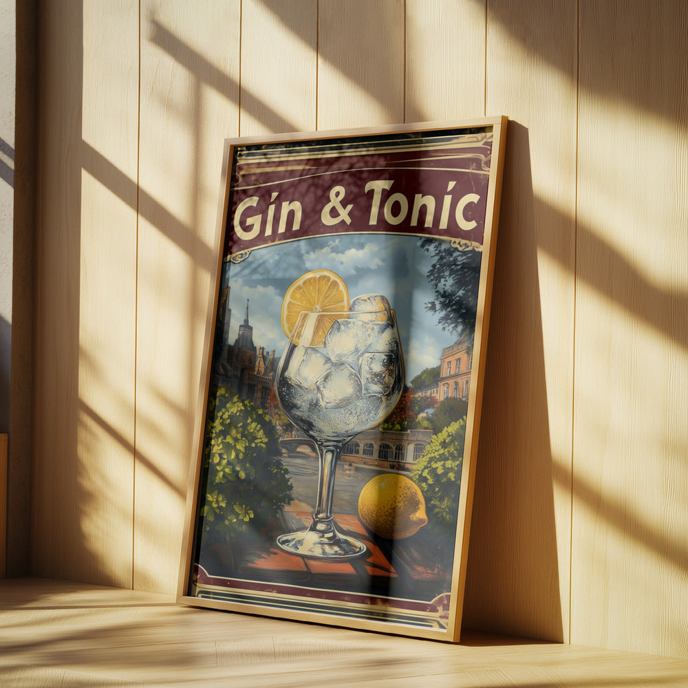 Gin & Tonic Vintage | Poster