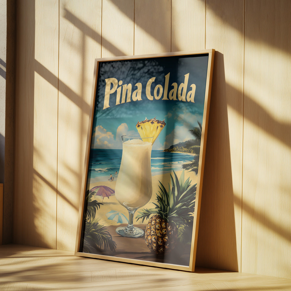 Piña Colada Vintage | Poster
