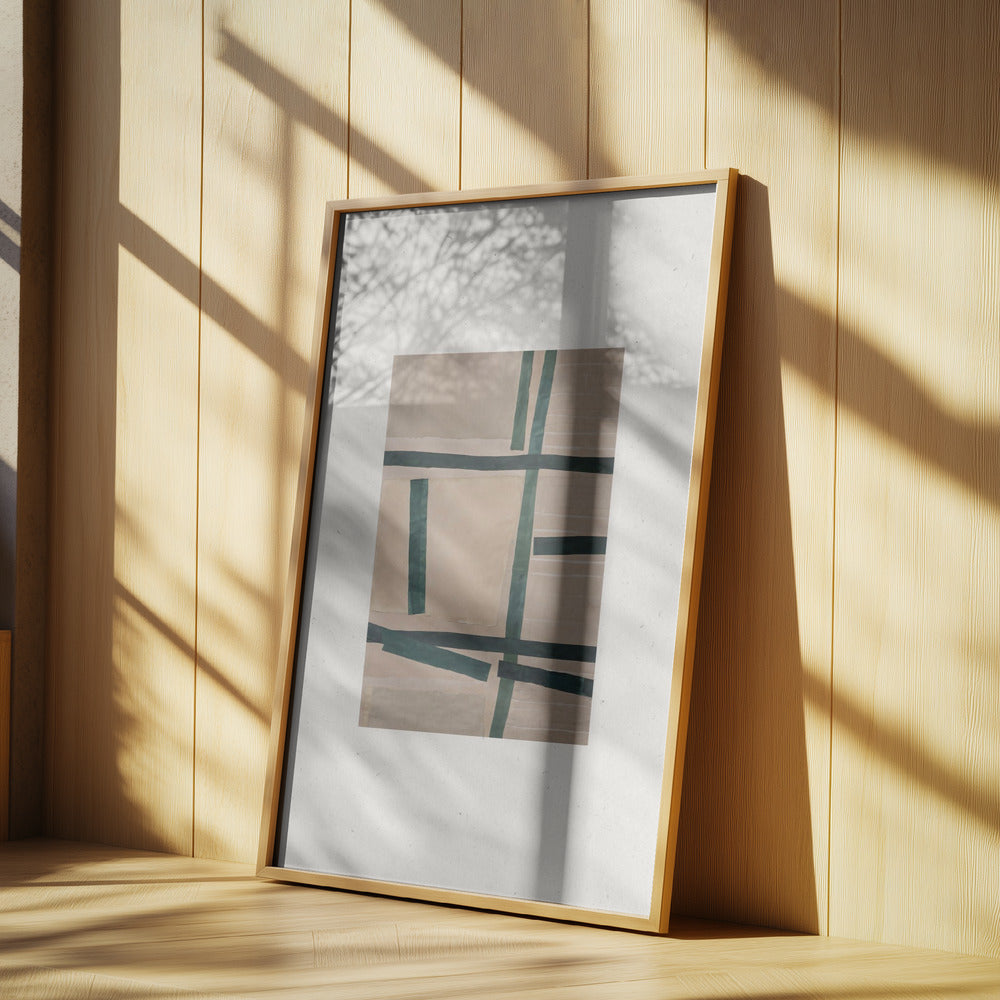 Dämpade rutnät | Poster
