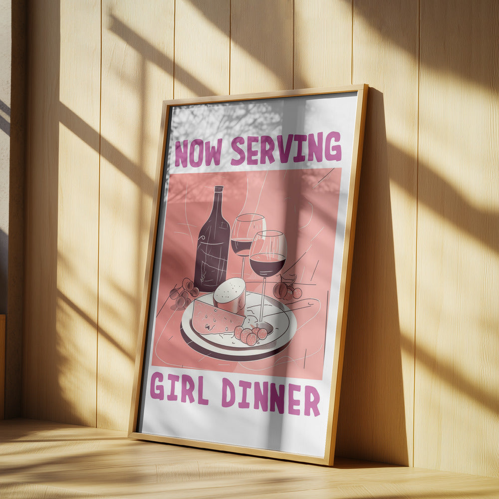 Flickmiddag nr 1 | Poster